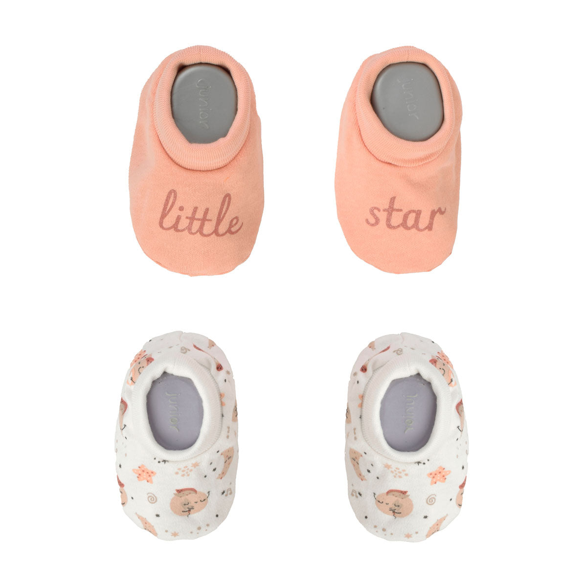 Junior Printed Slippers Musical Moon 2 PCS